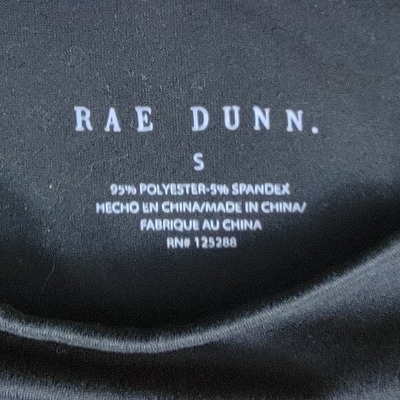 Rae Dunn Black Orange Boo Long Sleeved Tee - S - Picture 7 of 7